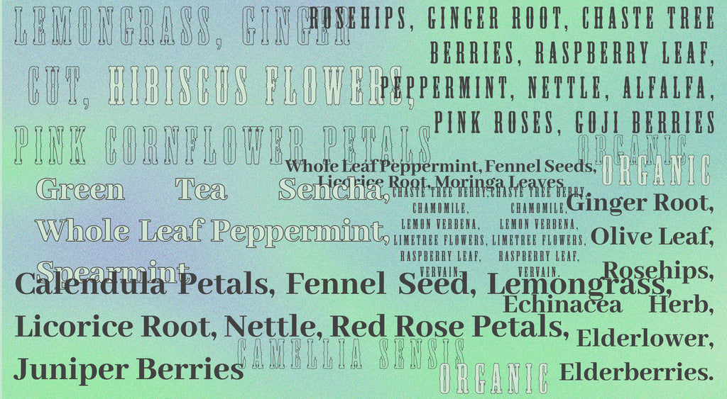 Ingredients in Crystal Tea - Organic 