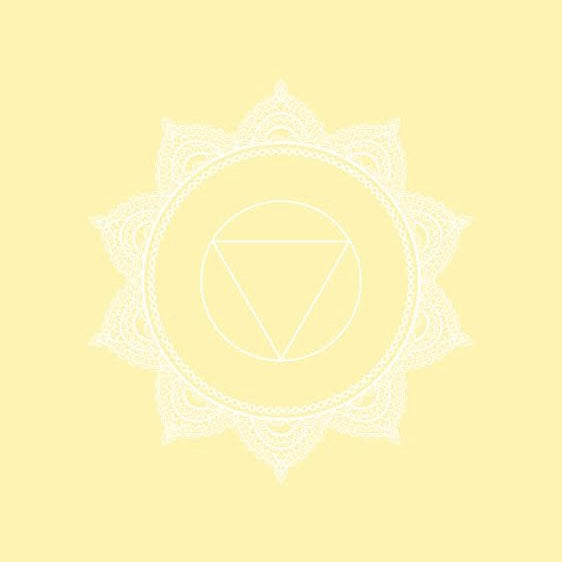 Solar Plexus Chakra Symbol  Is a ten petal lotus With each petal containing a symbol he Manipura symbol represents the awakening into true being, blending the base human nature with spiritual awakening. 